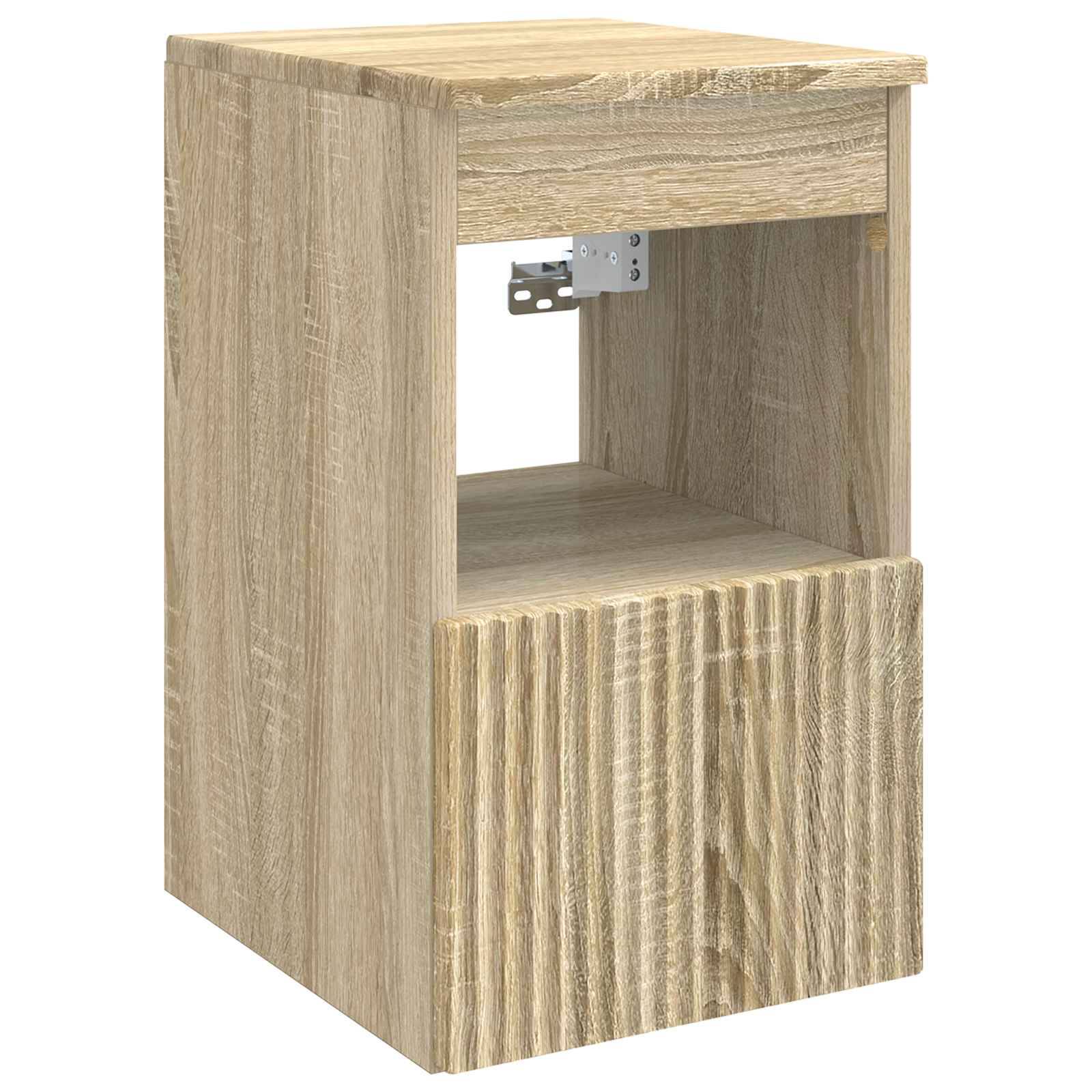 vidaXL Badezimmerschrank Sonoma-Eiche 30 x 35 x 50 cm Holzwerkstoff