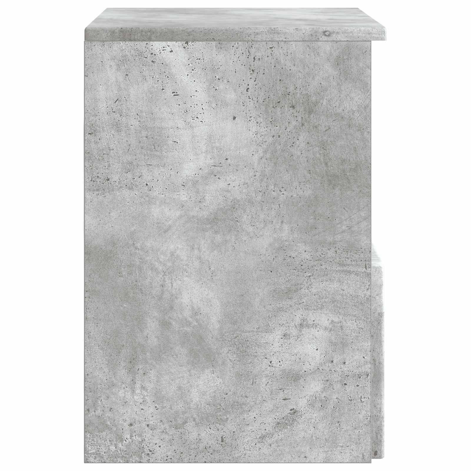 vidaXL Badezimmerschrank Betongrau 30 x 35 x 50 cm Holzwerkstoff