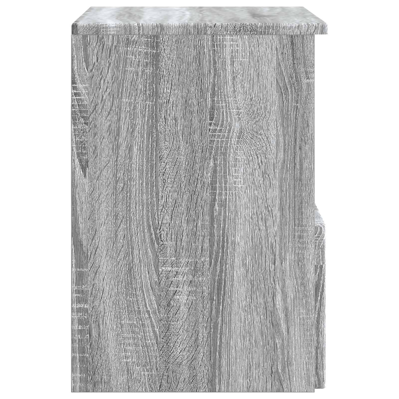 vidaXL Badezimmerschrank Grau Sonoma 30 x 35 x 50 cm Holzwerkstoff