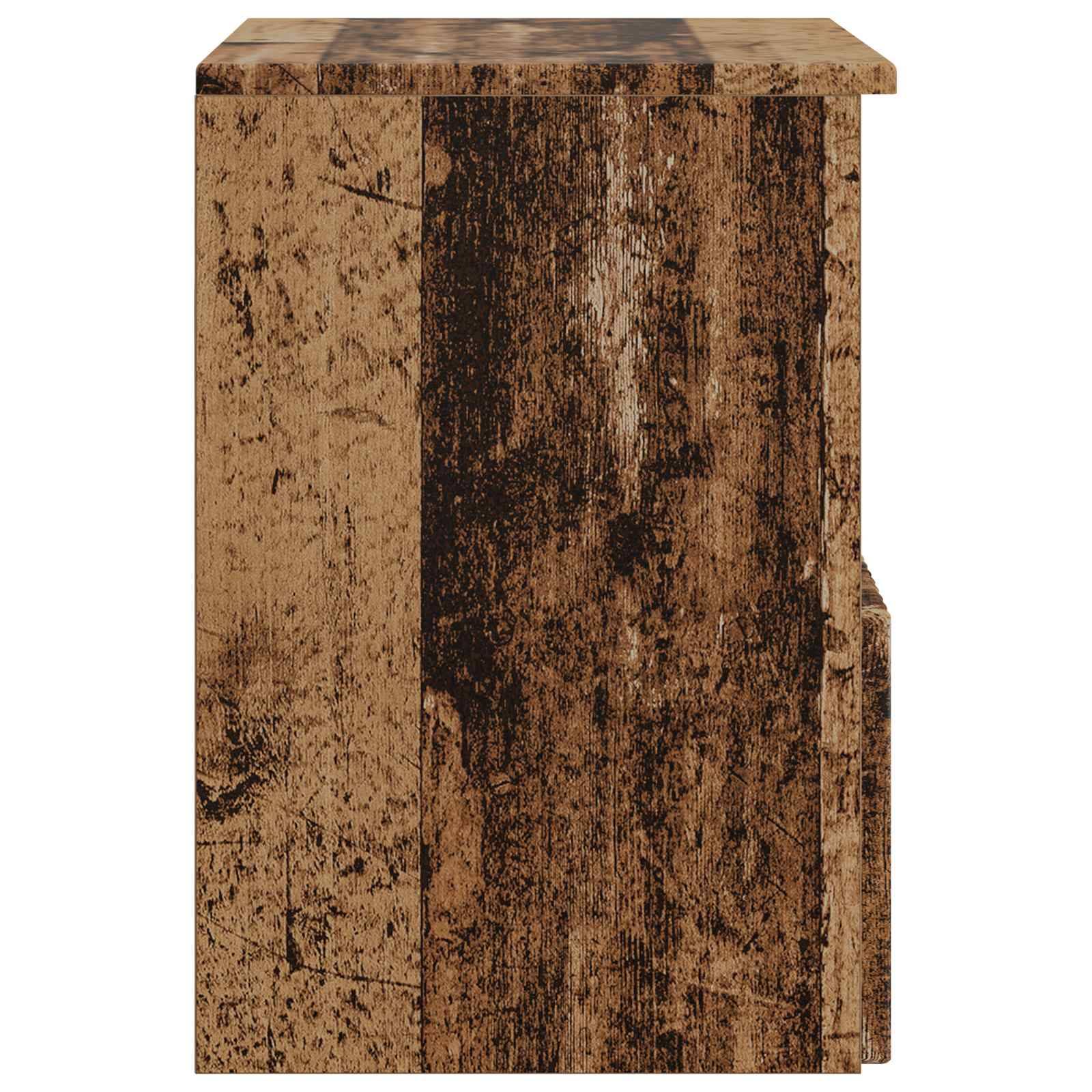 vidaXL Badezimmerschrank Altholz 30 x 35 x 50 cm Holzwerkstoff
