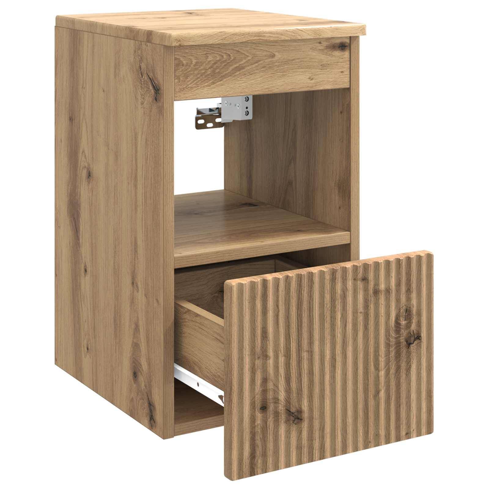 vidaXL Badezimmerschrank Artisan-Eiche 30 x 35 x 50 cm Holzwerkstoff
