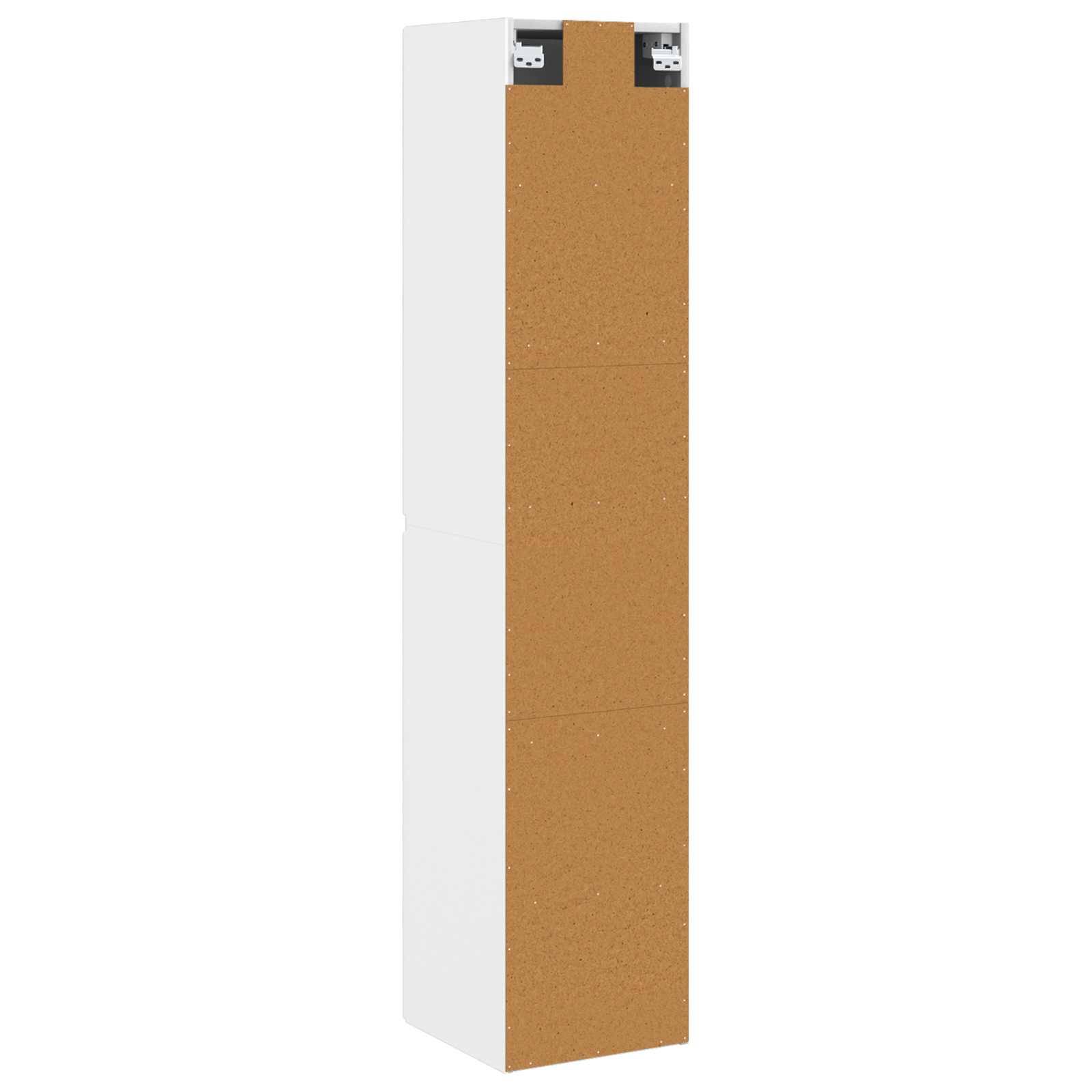 vidaXL Wandmontierter Badezimmerschrank Weiß 33 x 34,5 x 160 cm