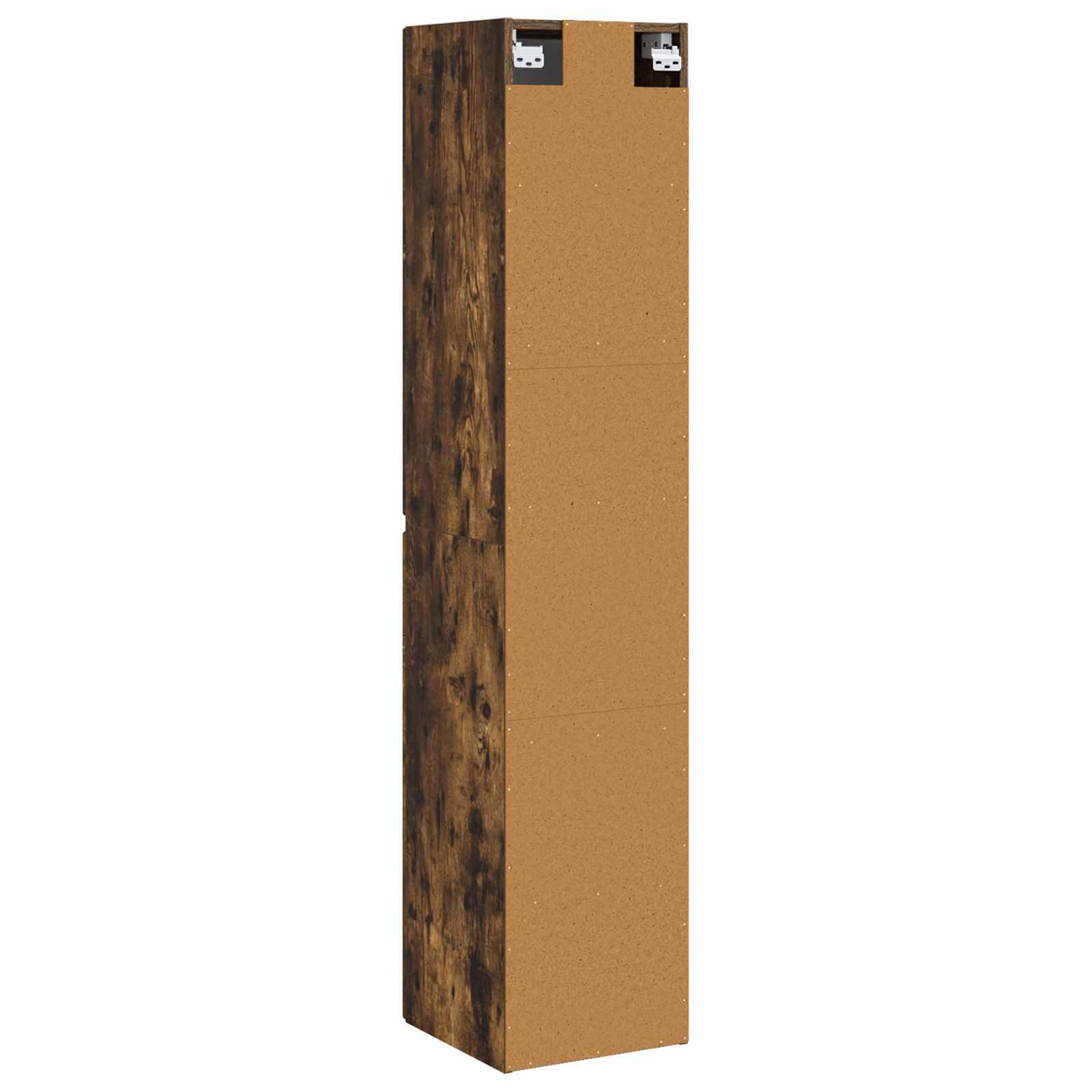 vidaXL Wandmontierter Badezimmerschrank Geräucherte Eiche