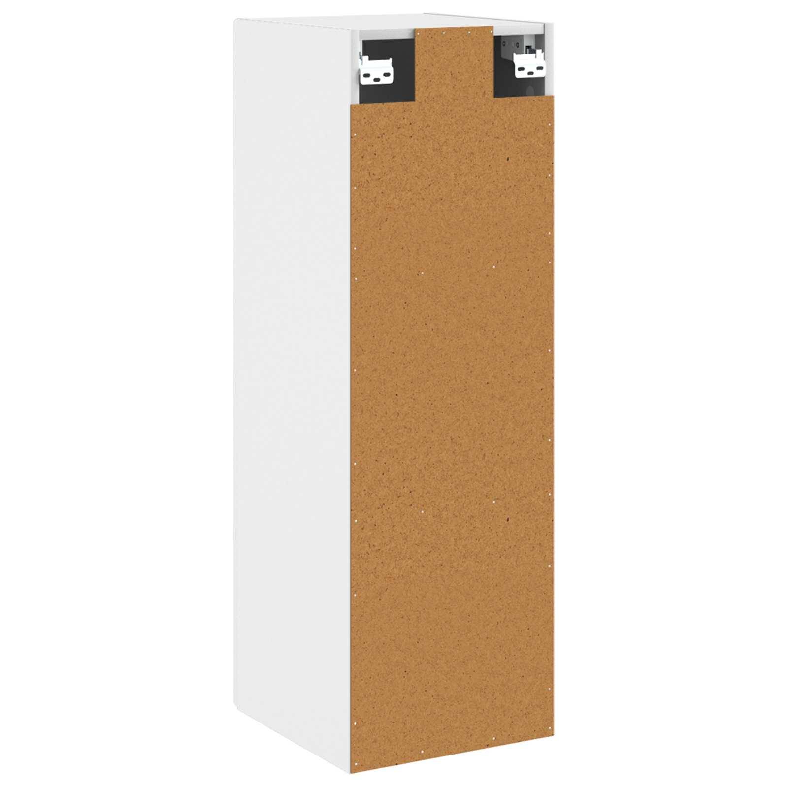 vidaXL Wandmontierter Badezimmerschrank Weiß 33 x 34,5 x 100 cm