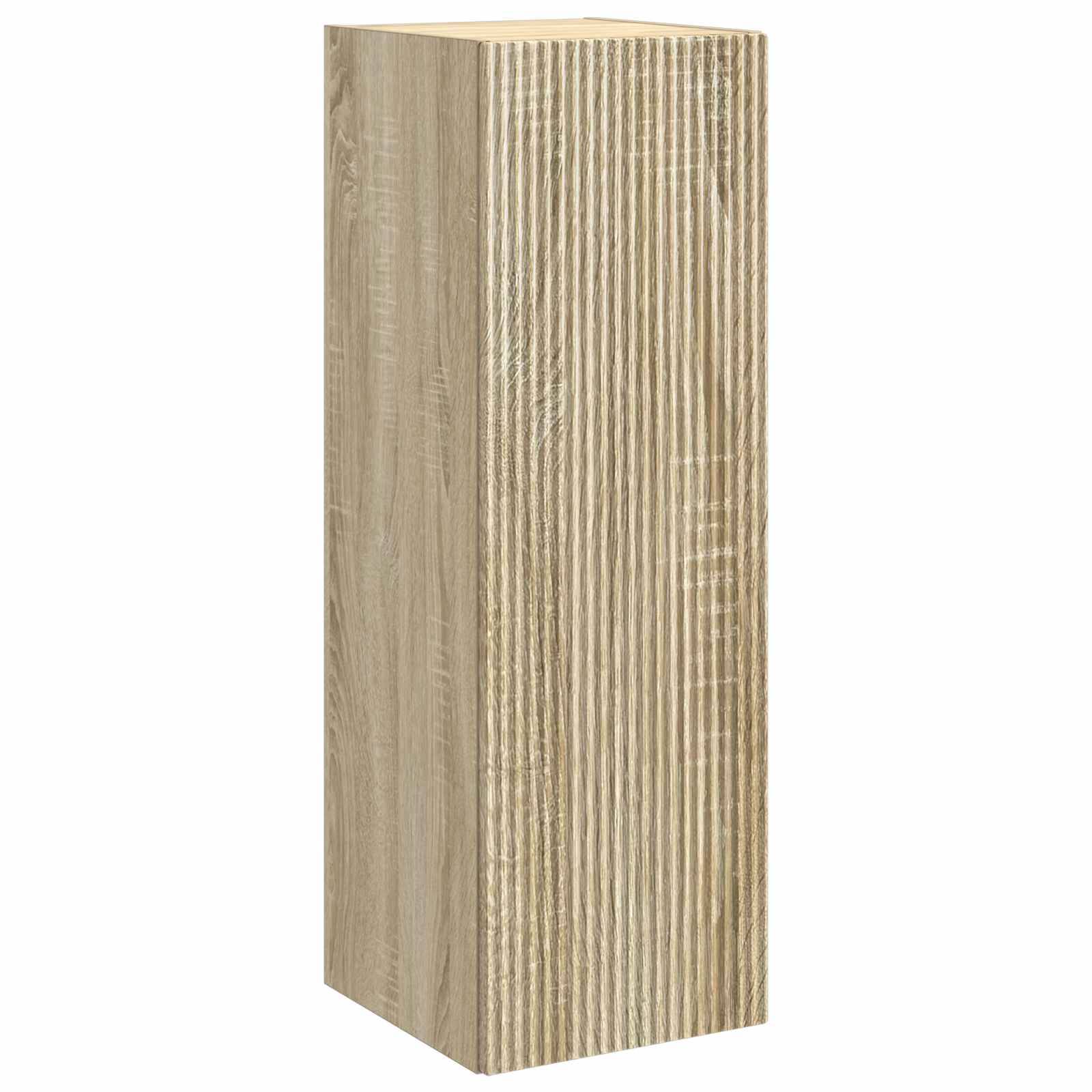 vidaXL Wandmontierter Badezimmerschrank Sonoma-Eiche