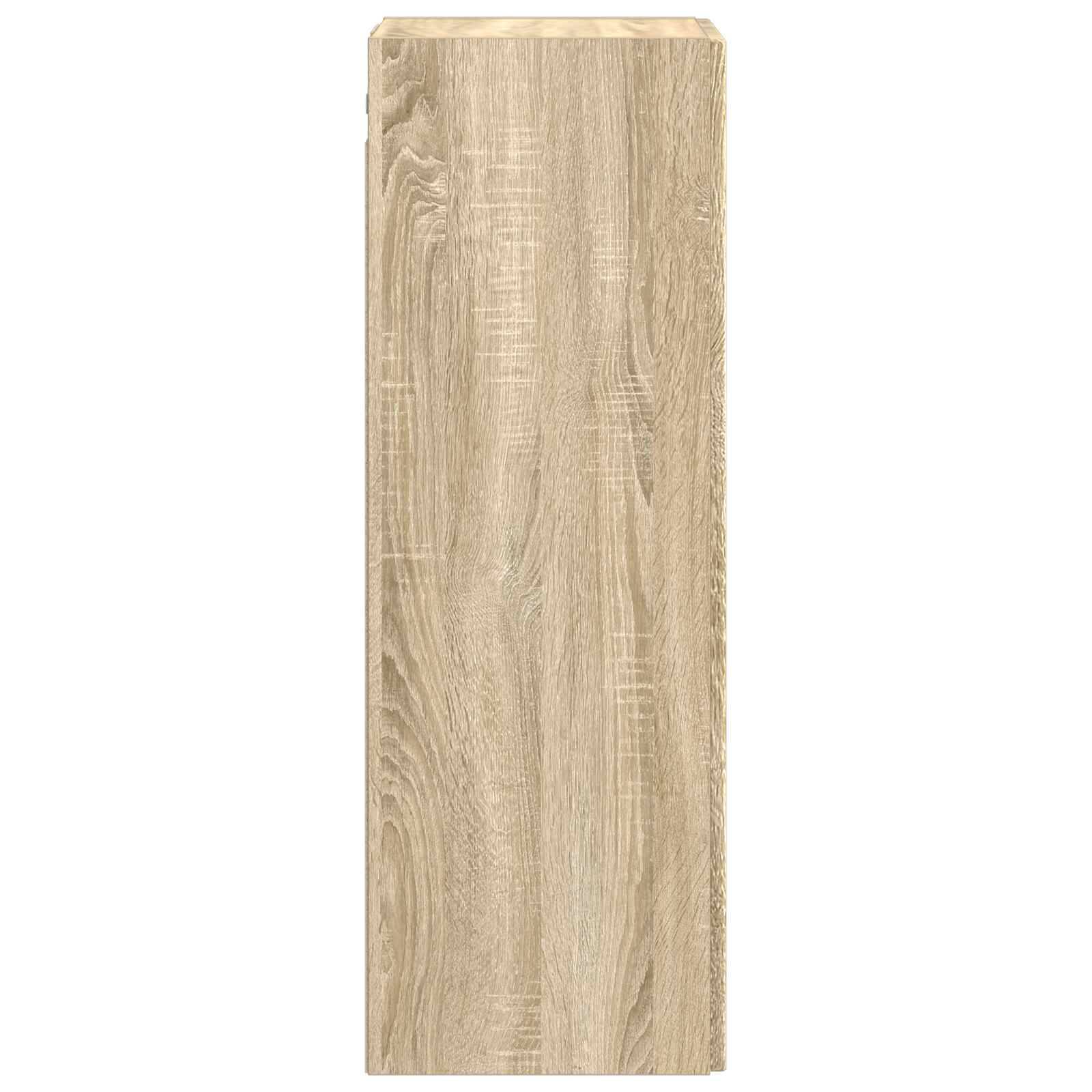 vidaXL Wandmontierter Badezimmerschrank Sonoma-Eiche