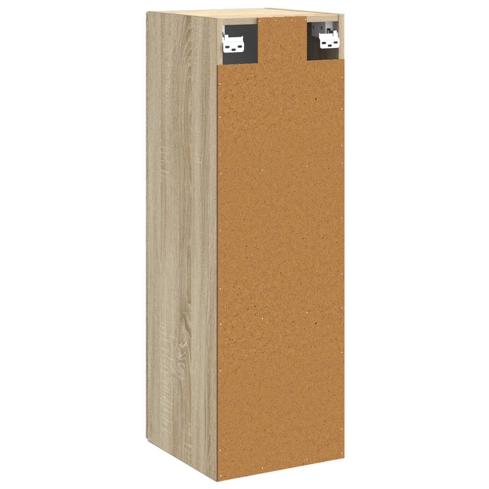 vidaXL Wandmontierter Badezimmerschrank Sonoma-Eiche