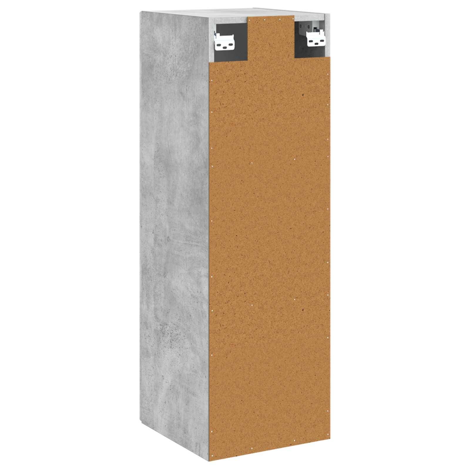 vidaXL Wandmontierter Badezimmerschrank Betongrau 33 x 34,5 x 100 cm
