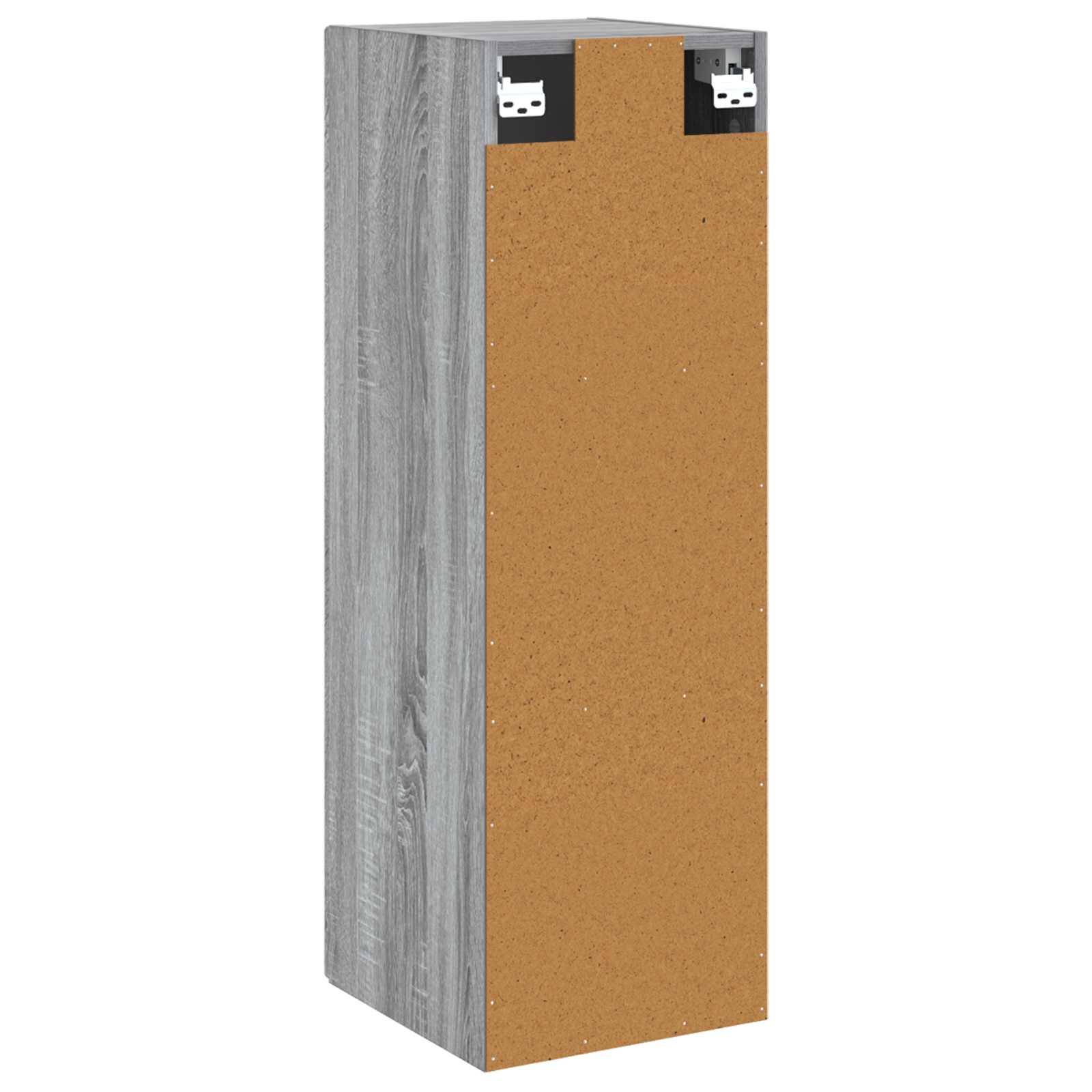 vidaXL Wandmontierter Badezimmerschrank Grau Sonoma 33 x 34,5 x 100 cm