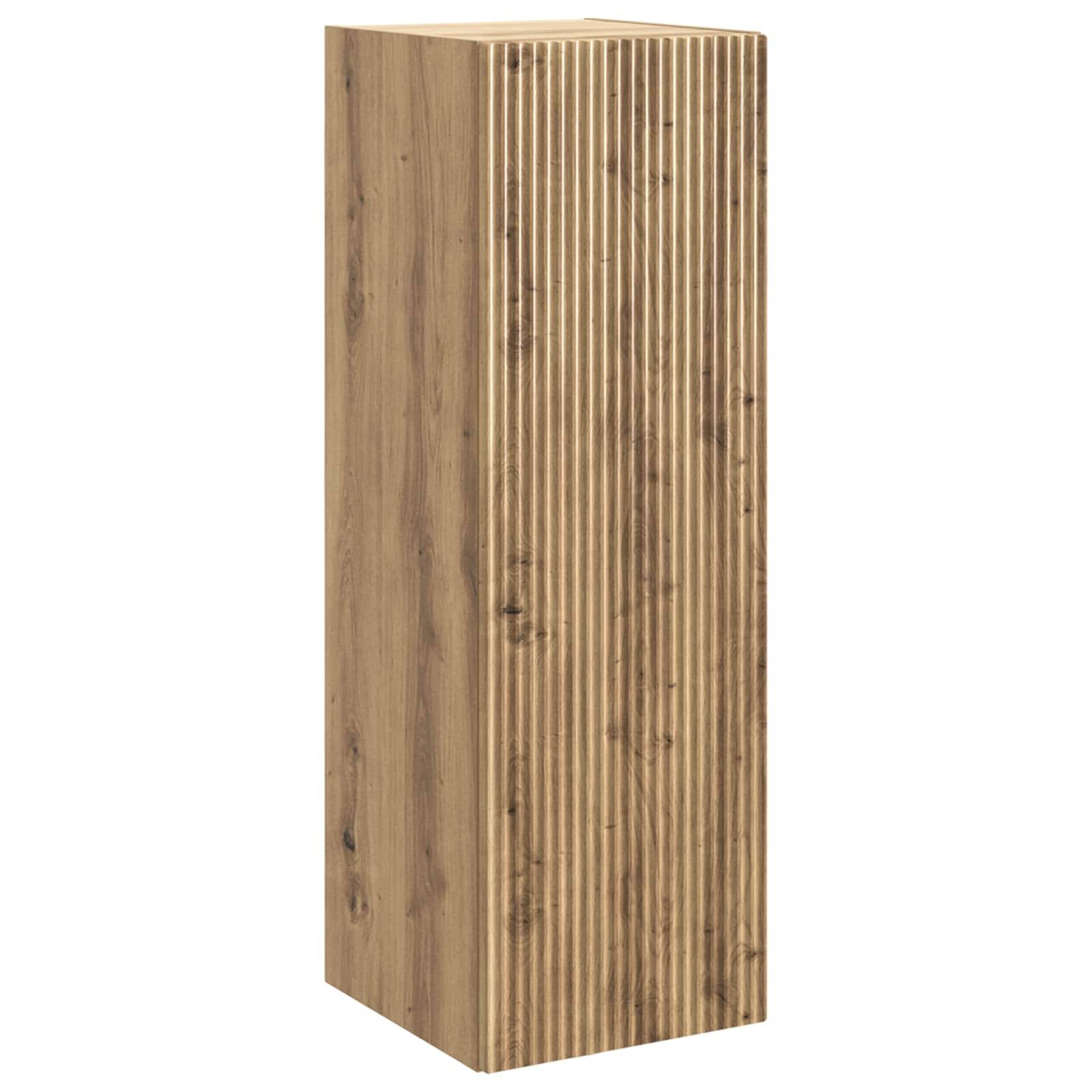 vidaXL Wandmontierter Badezimmerschrank Artisan-Eiche