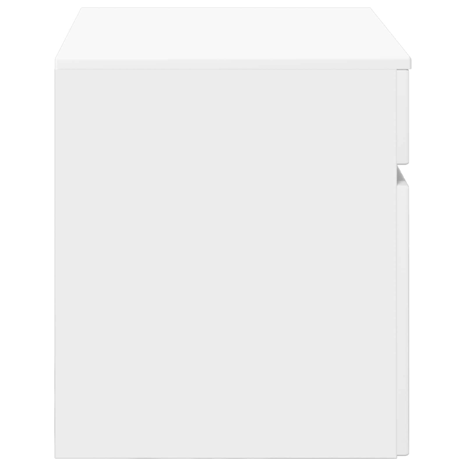 vidaXL Wandmontierter Badezimmerschrank Weiß 59 x 44,5 x 50 cm