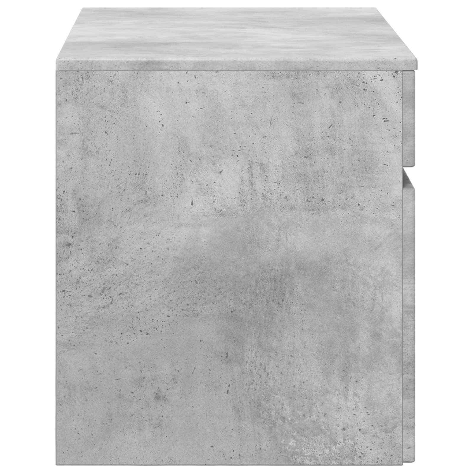 vidaXL Wandmontierter Badezimmerschrank Betongrau 59 x 44,5 x 50 cm