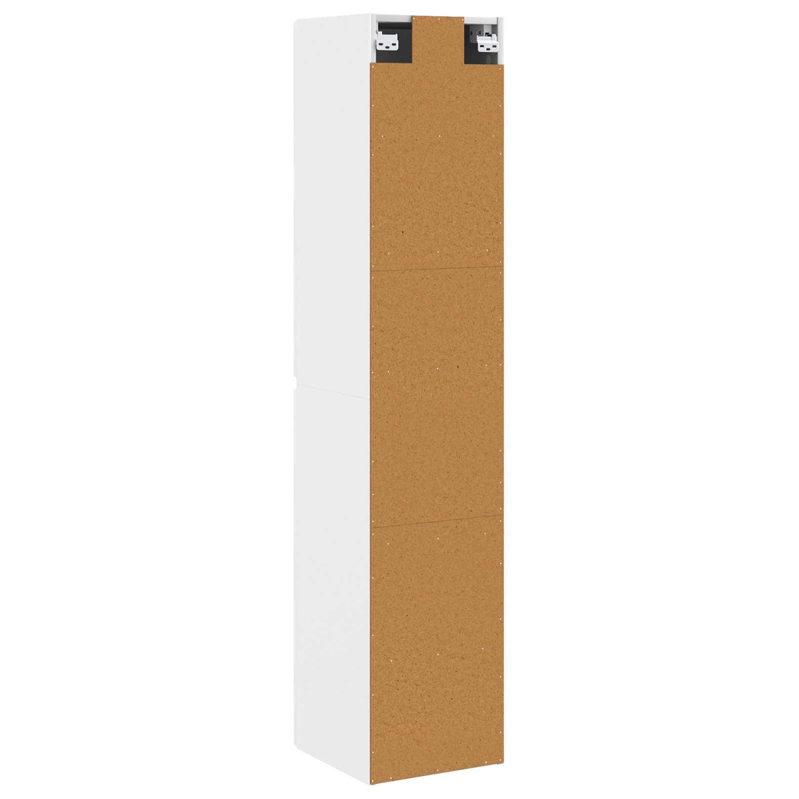 vidaXL Wandmontierter Badezimmerschrank Weiß 33 x 34,5 x 160 cm