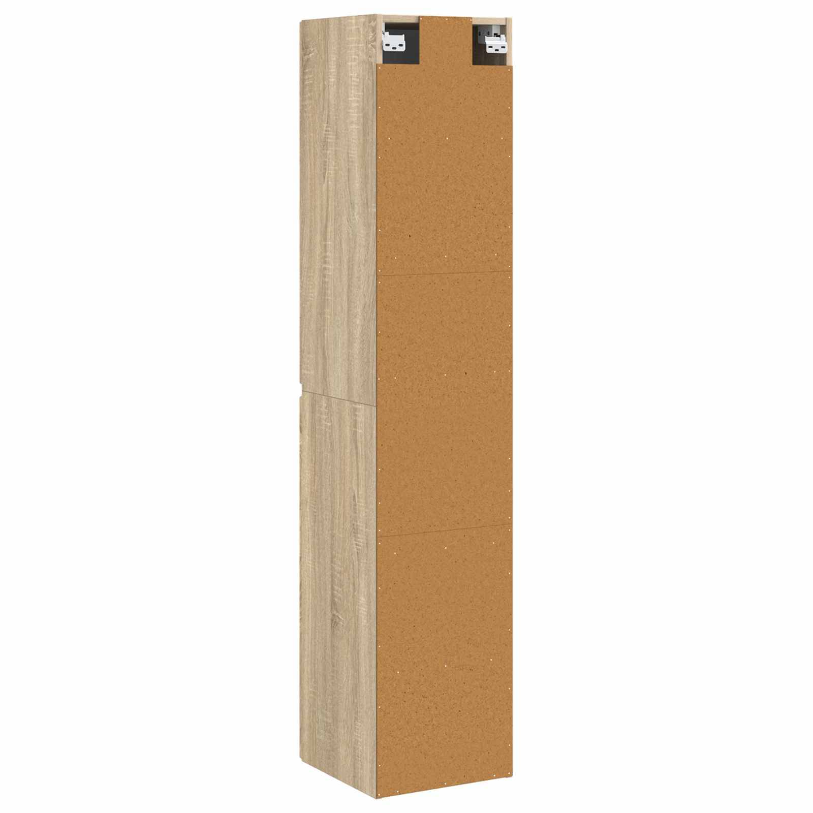 vidaXL Wandmontierter Badezimmerschrank Sonoma-Eiche