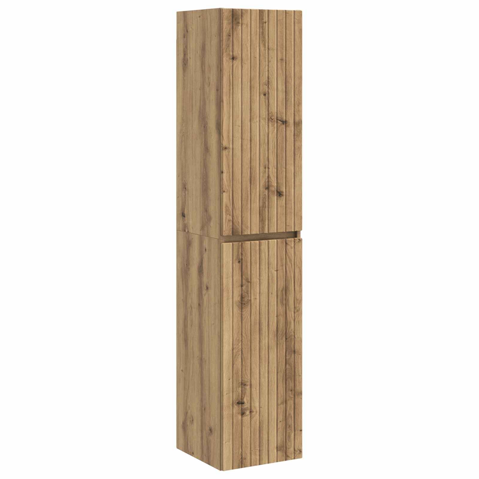 vidaXL Wandmontierter Badezimmerschrank Artisan-Eiche