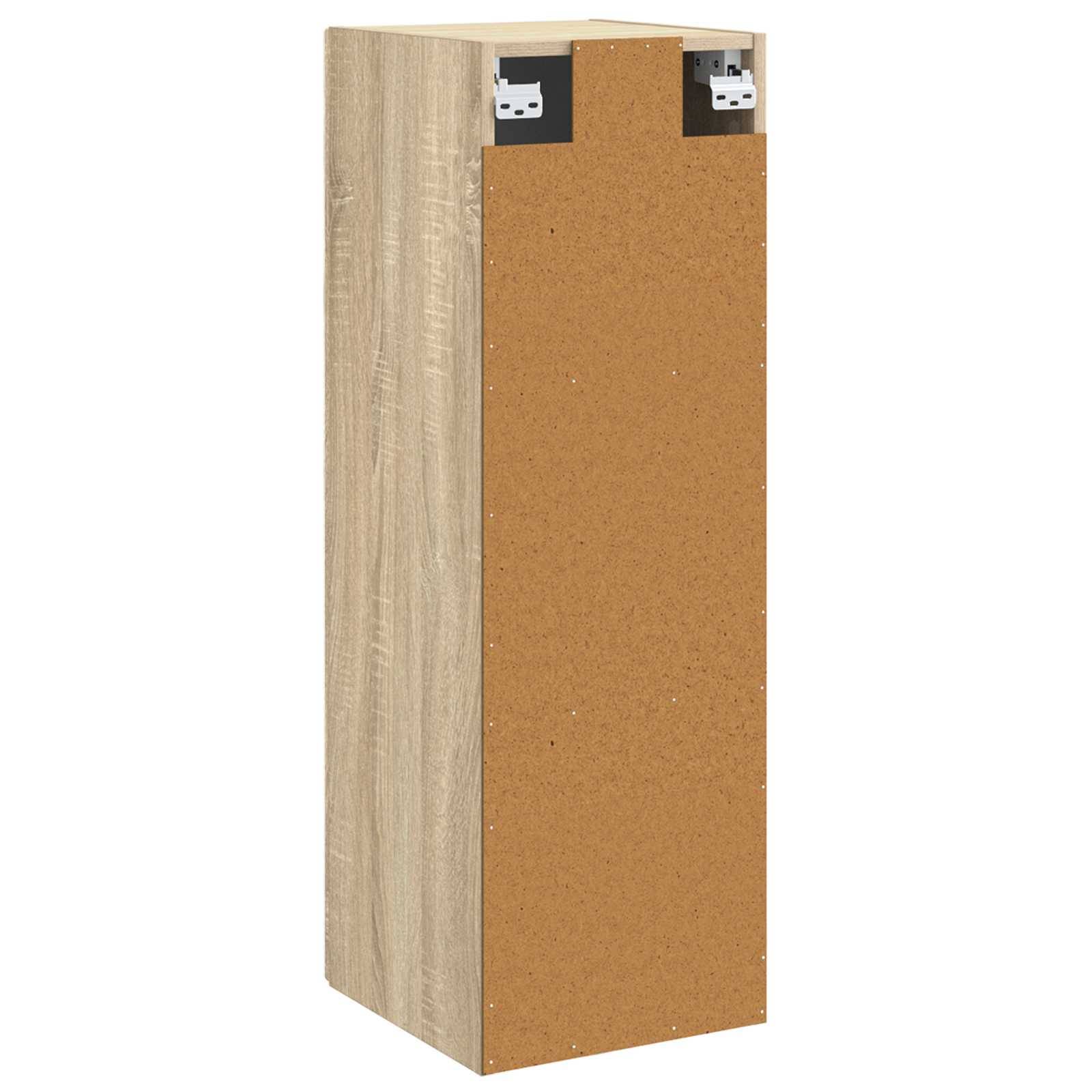 vidaXL Wandmontierter Badezimmerschrank Sonoma-Eiche