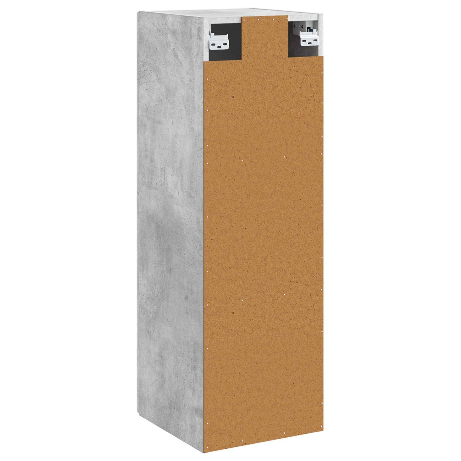 vidaXL Wandmontierter Badezimmerschrank Betongrau 33 x 34,5 x 100 cm