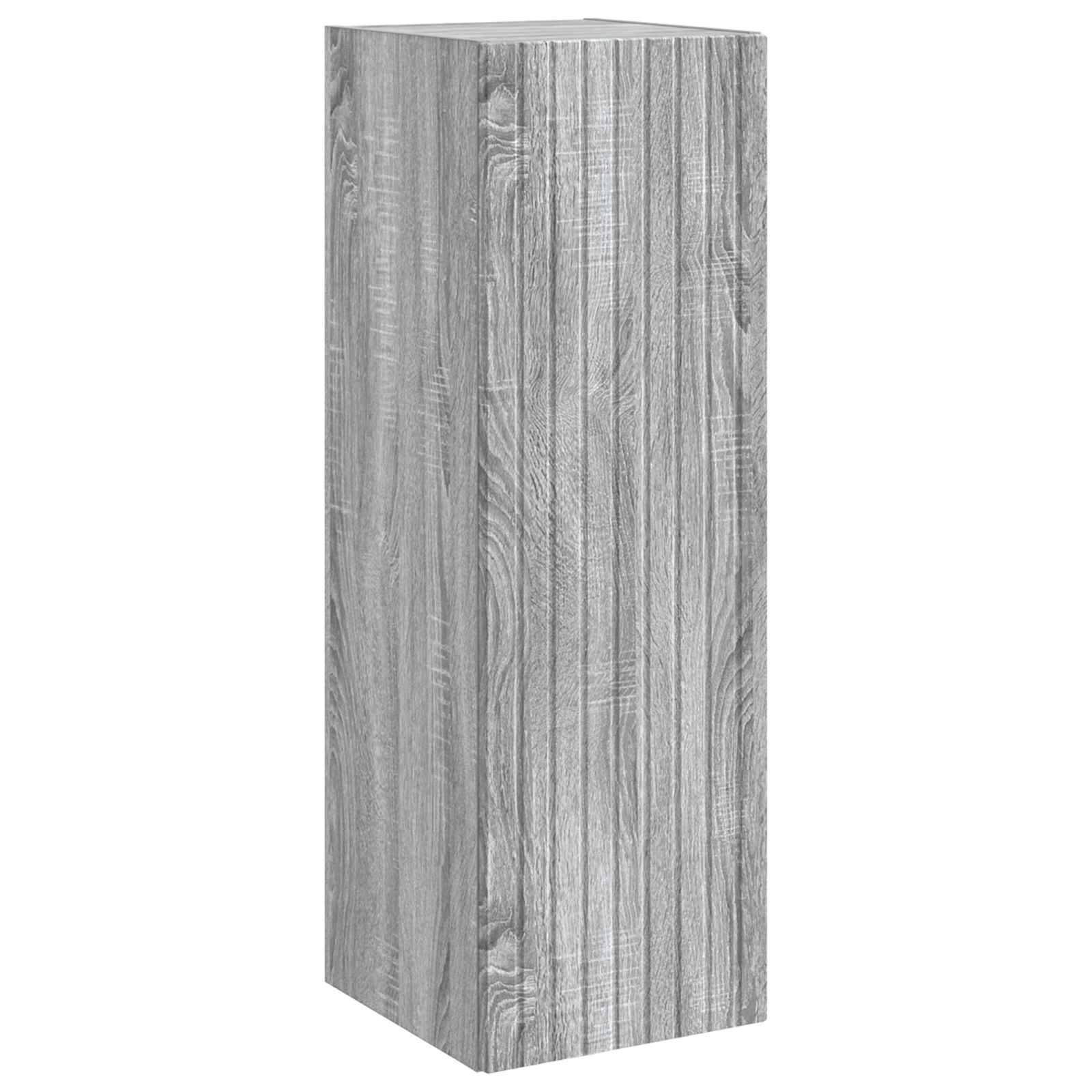 vidaXL Wandmontierter Badezimmerschrank Grau Sonoma 33 x 34,5 x 100 cm