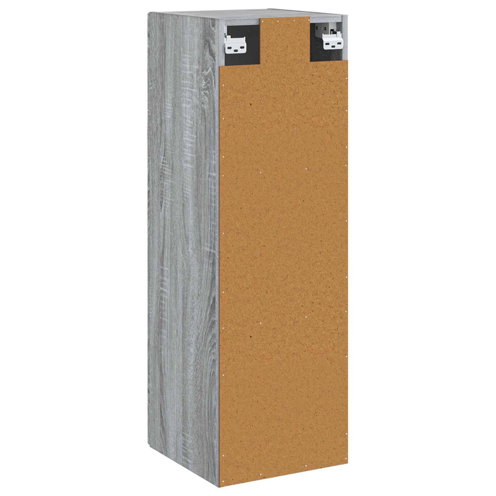 vidaXL Wandmontierter Badezimmerschrank Grau Sonoma 33 x 34,5 x 100 cm