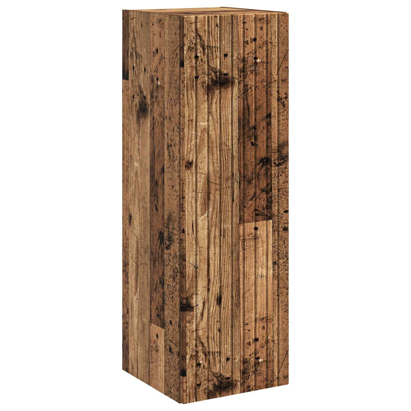 vidaXL Wandmontierter Badezimmerschrank Altholz 33 x 34,5 x 100 cm