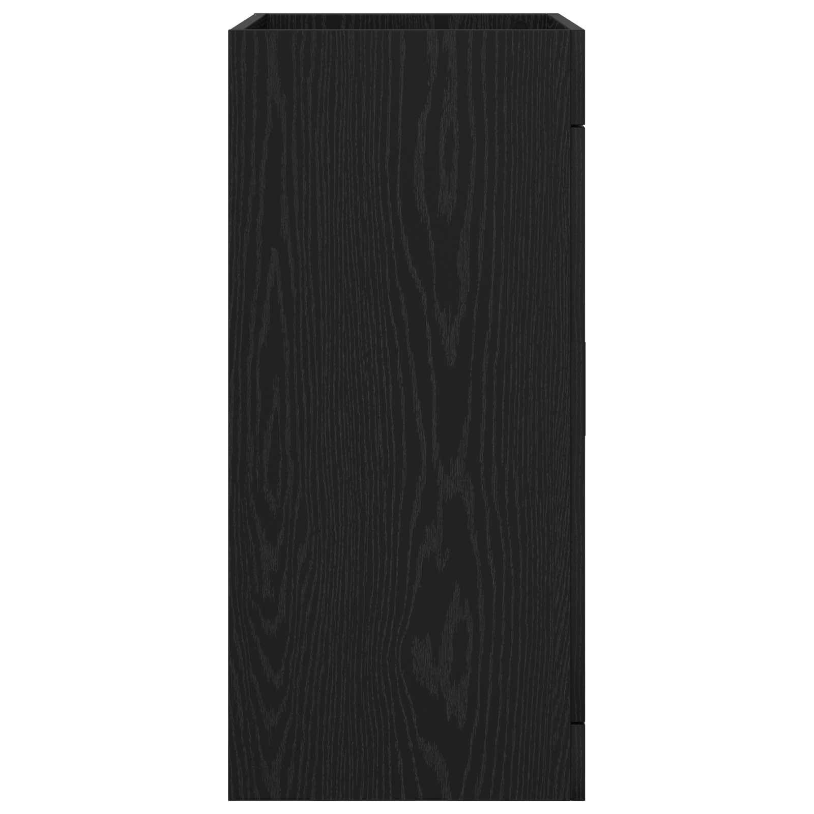 vidaXL Badunterschrank Schwarze Eiche 56 x 37,5 x 81 cm Holzwerkstoff