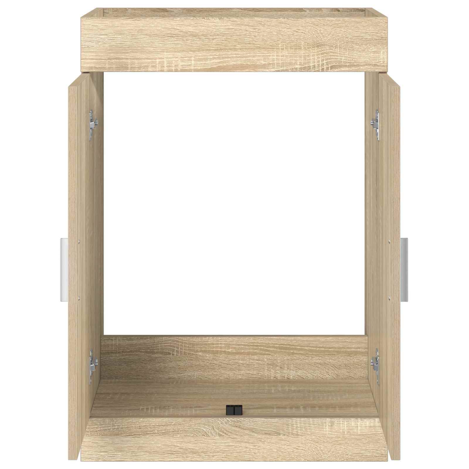 vidaXL Badunterschrank Sonoma-Eiche 56 x 37,5 x 81 cm Holzwerkstoff