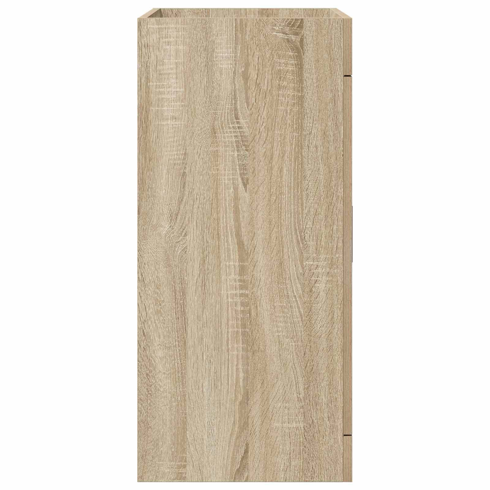vidaXL Badunterschrank Sonoma-Eiche 56 x 37,5 x 81 cm Holzwerkstoff