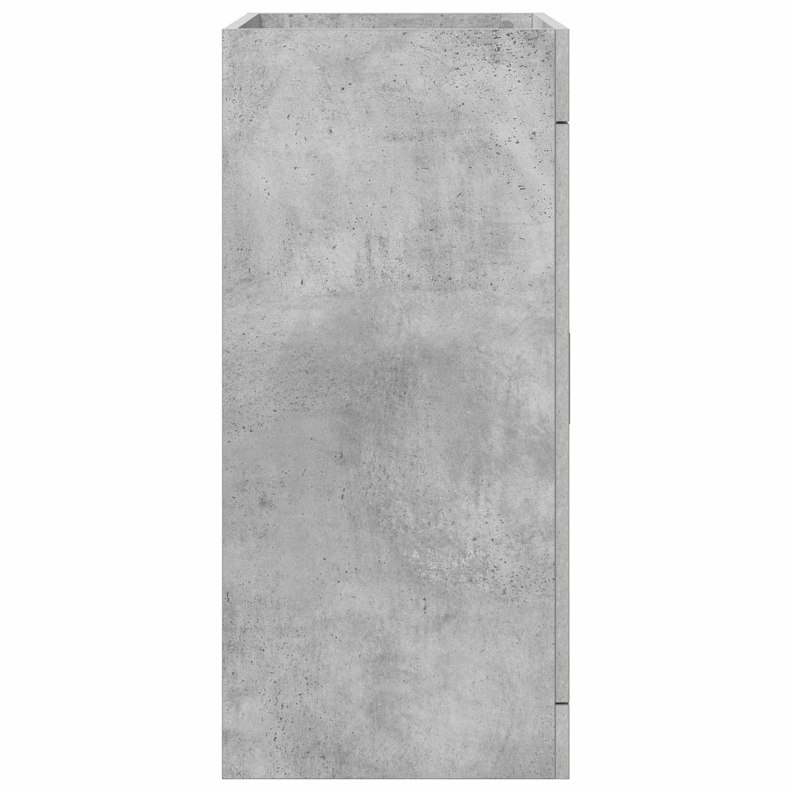 vidaXL Badunterschrank Betongrau 56 x 37,5 x 81 cm Holzwerkstoff