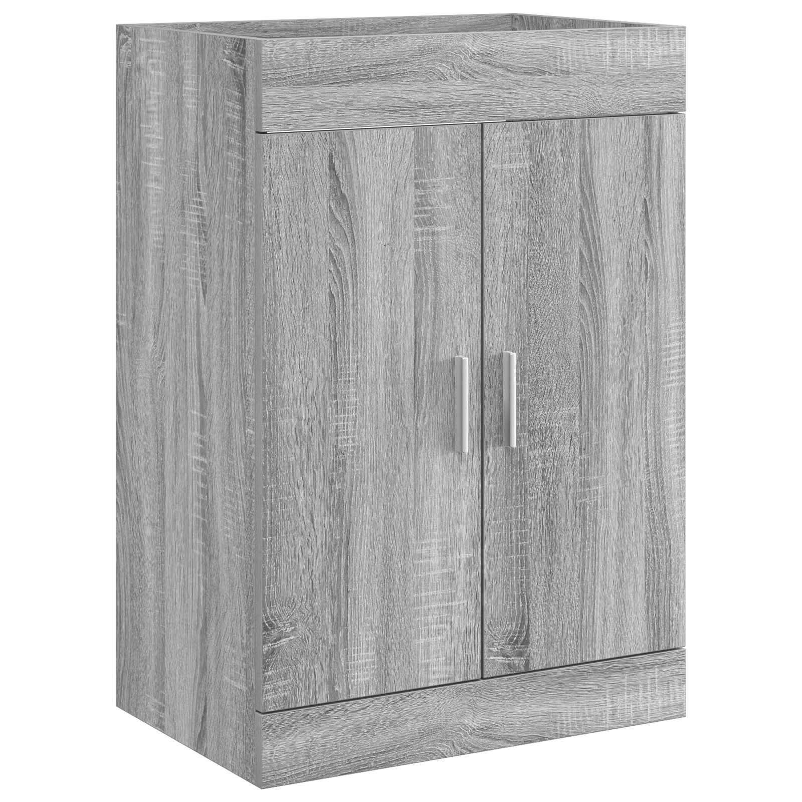 vidaXL Badezimmermöbel-Set Grau Sonoma 81 x 40 x 84,5 cm Holzwerkstoff