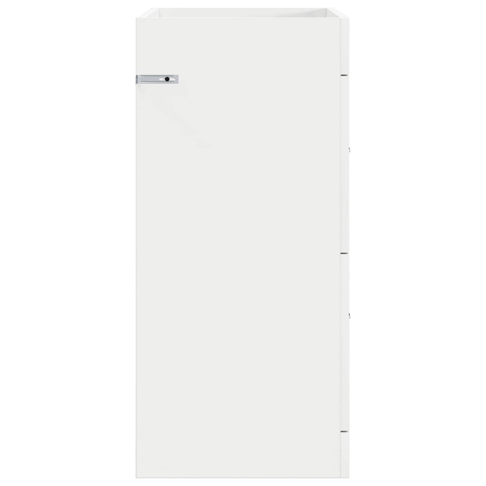 vidaXL Badunterschrank Weiß 56 x 37,5 x 81 cm Holzwerkstoff