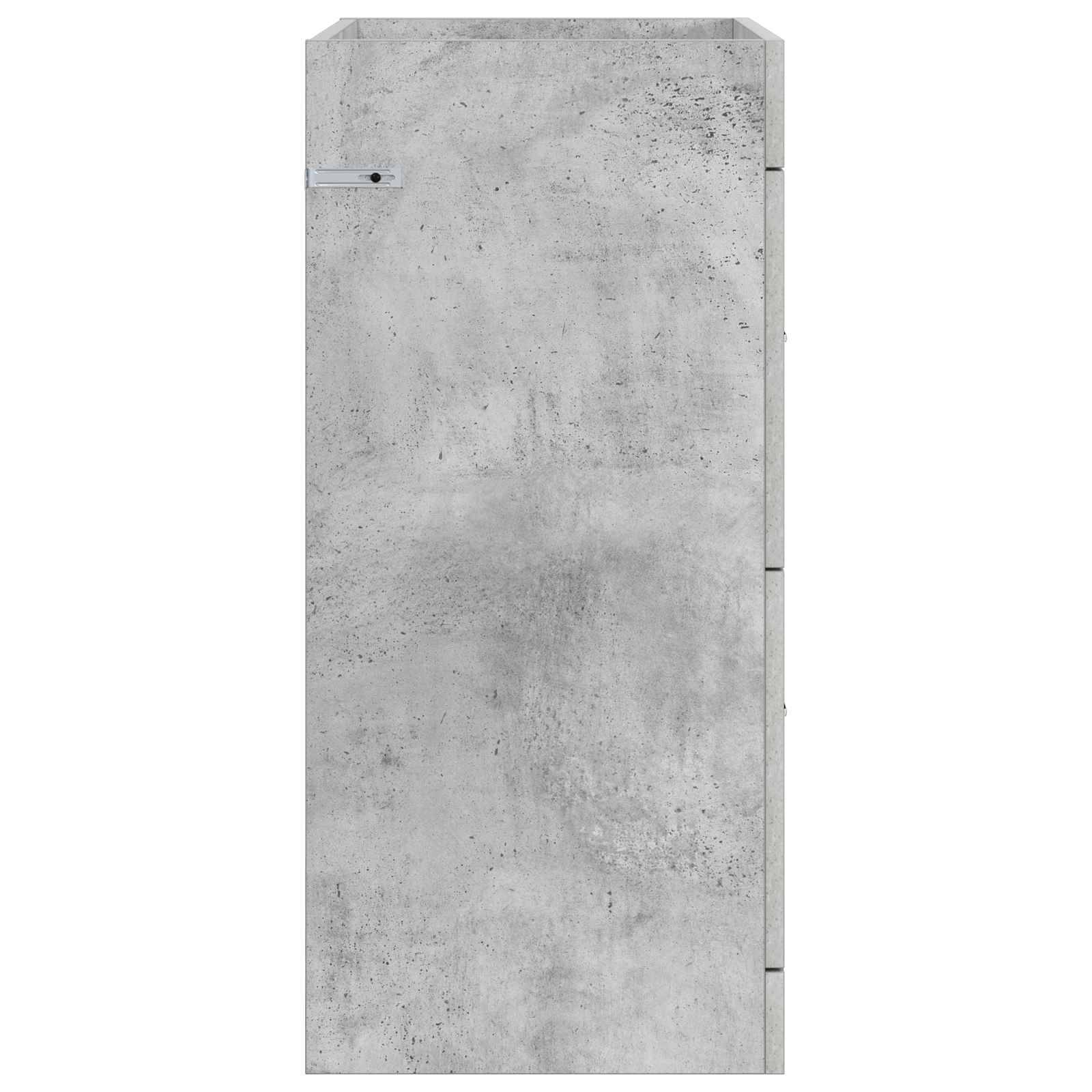 vidaXL Badunterschrank Betongrau 56 x 37,5 x 81 cm Holzwerkstoff