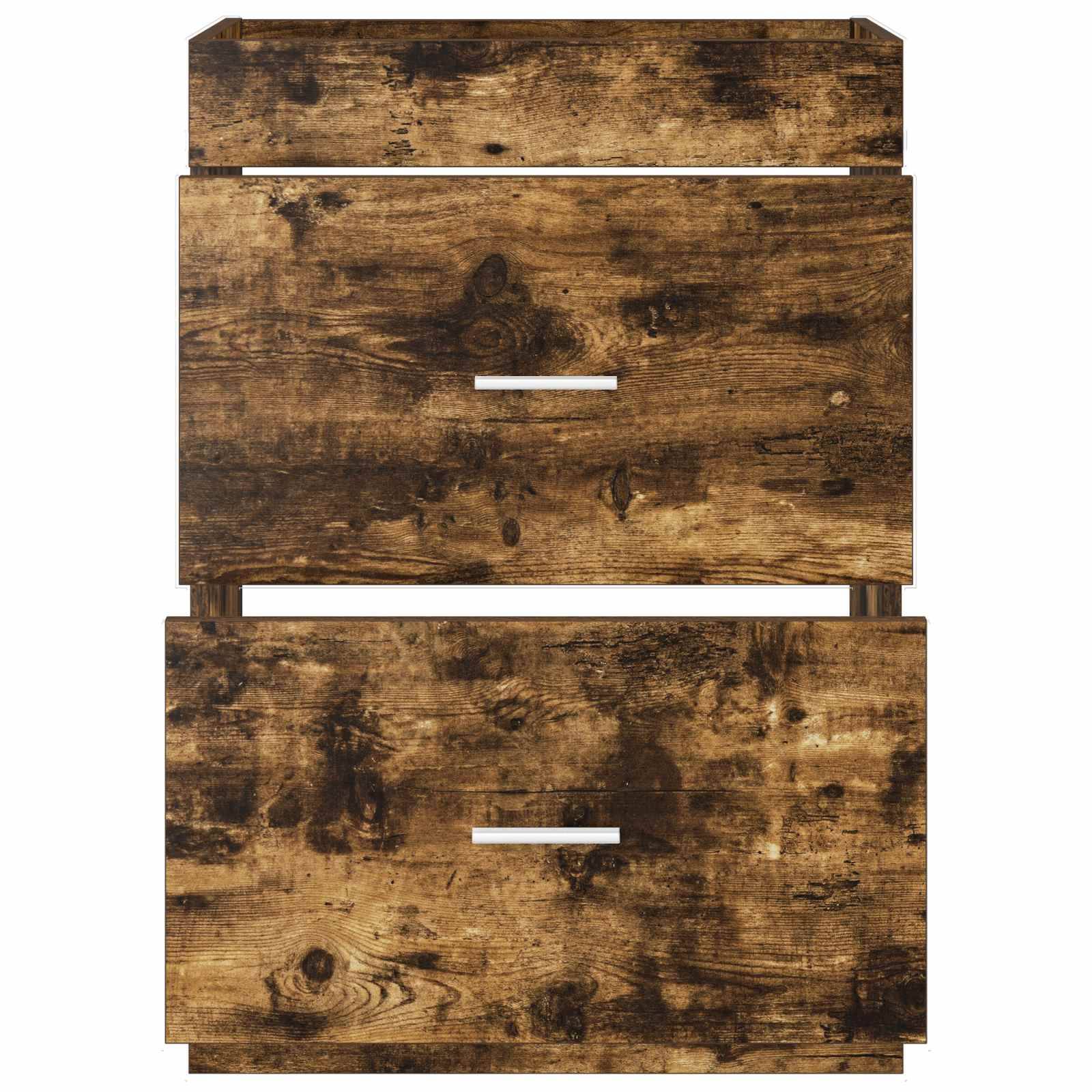vidaXL Badunterschrank Geräucherte Eiche 56 x 37,5 x 81 cm