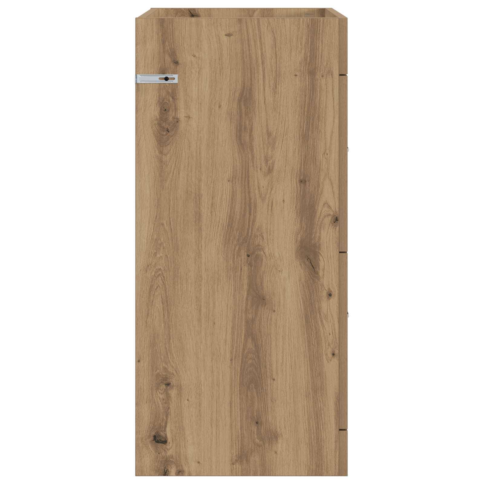 vidaXL Badunterschrank Artisan-Eiche 56 x 37,5 x 81 cm Holzwerkstoff