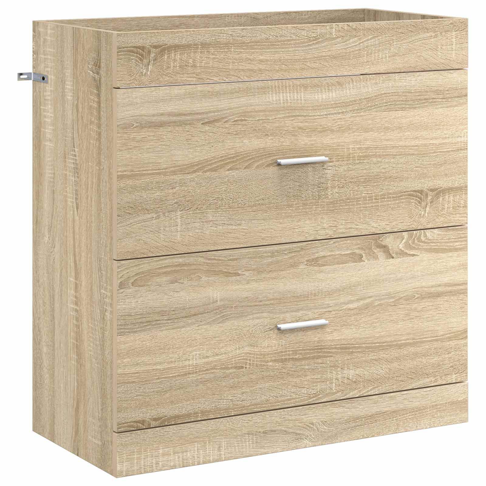 vidaXL Badezimmermöbel-Set Sonoma-Eiche 81 x 40 x 84,5 cm