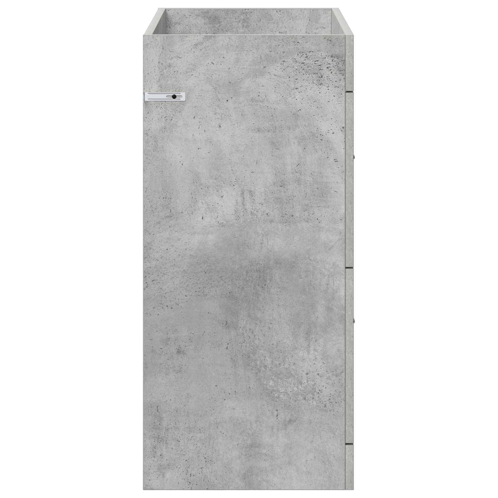 vidaXL Badunterschrank Betongrau 78,5 x 37,5 x 81 cm Holzwerkstoff
