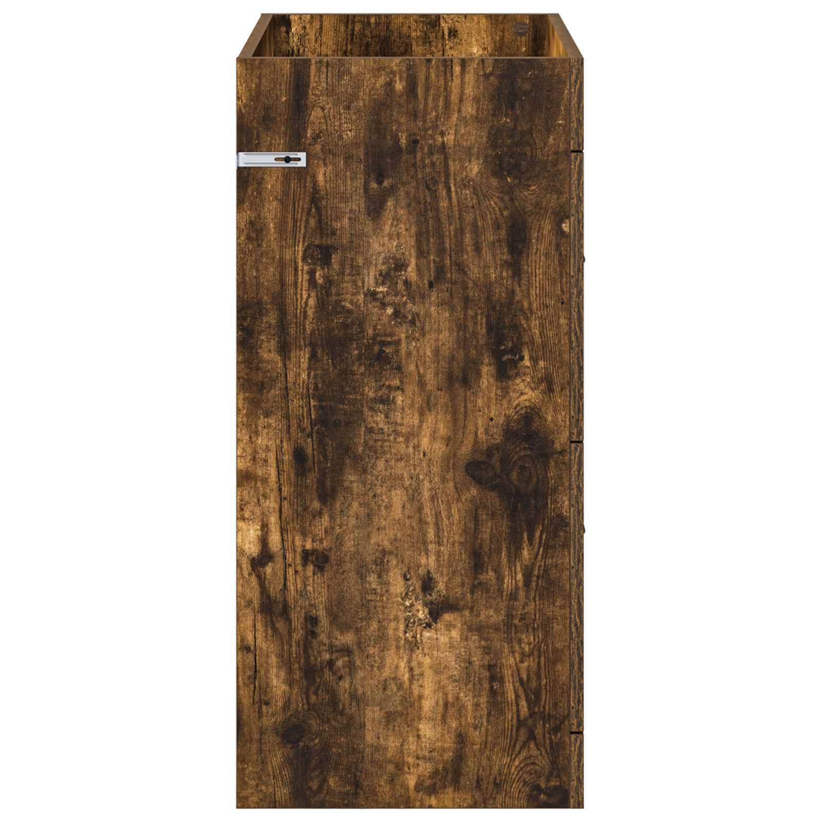vidaXL Badunterschrank Geräucherte Eiche 78,5 x 37,5 x 81 cm
