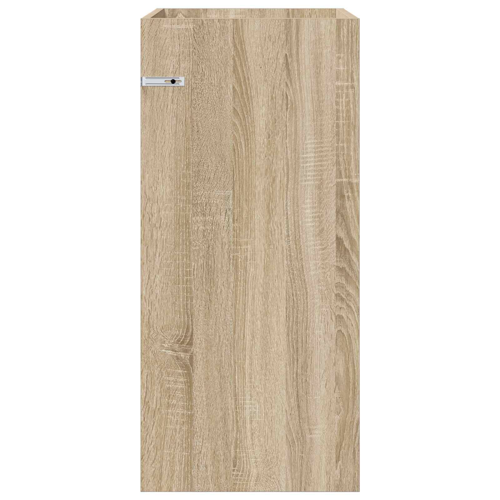 vidaXL Badunterschrank Sonoma-Eiche 56 x 37,5 x 81 cm Holzwerkstoff