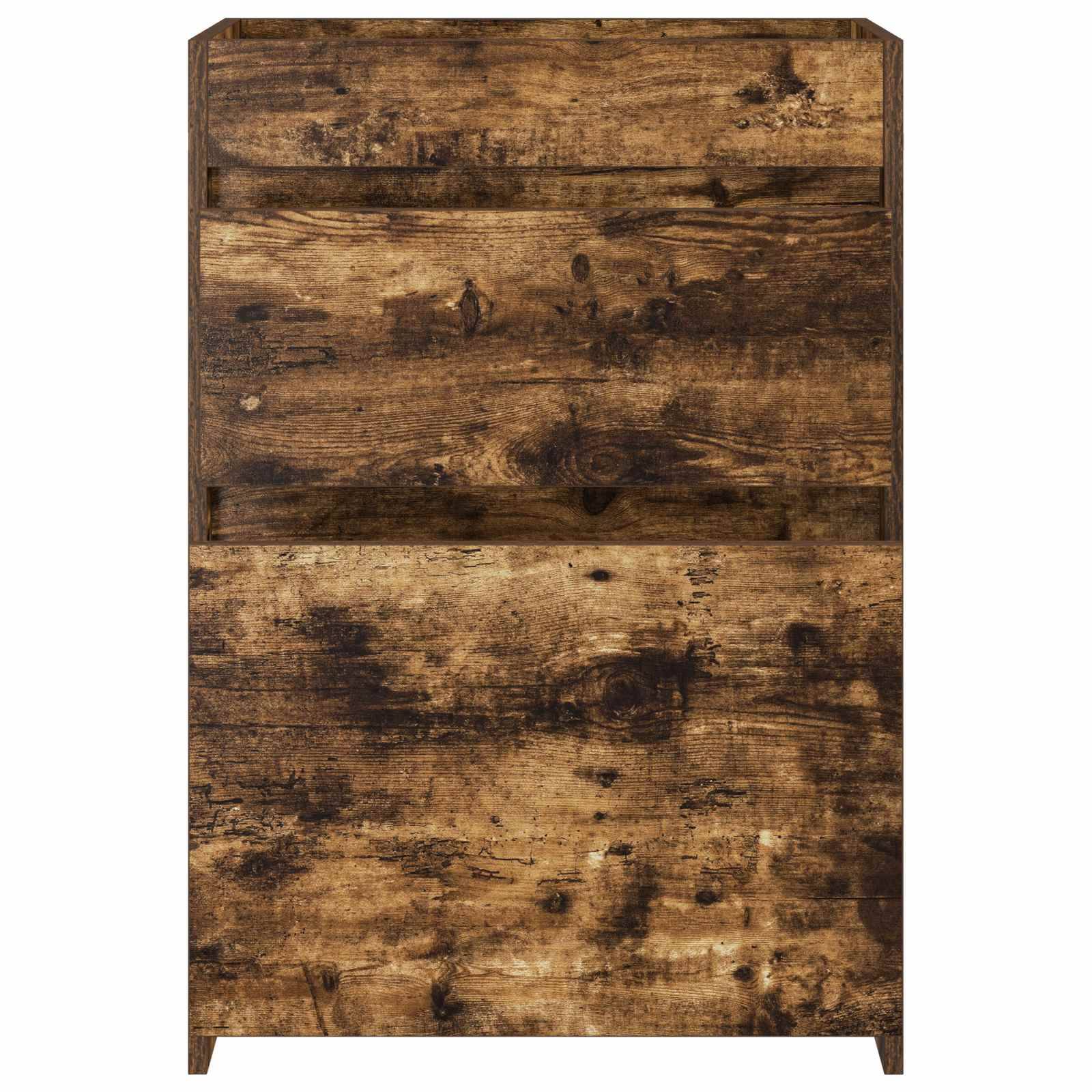 vidaXL Badunterschrank Geräucherte Eiche 56 x 37,5 x 81 cm