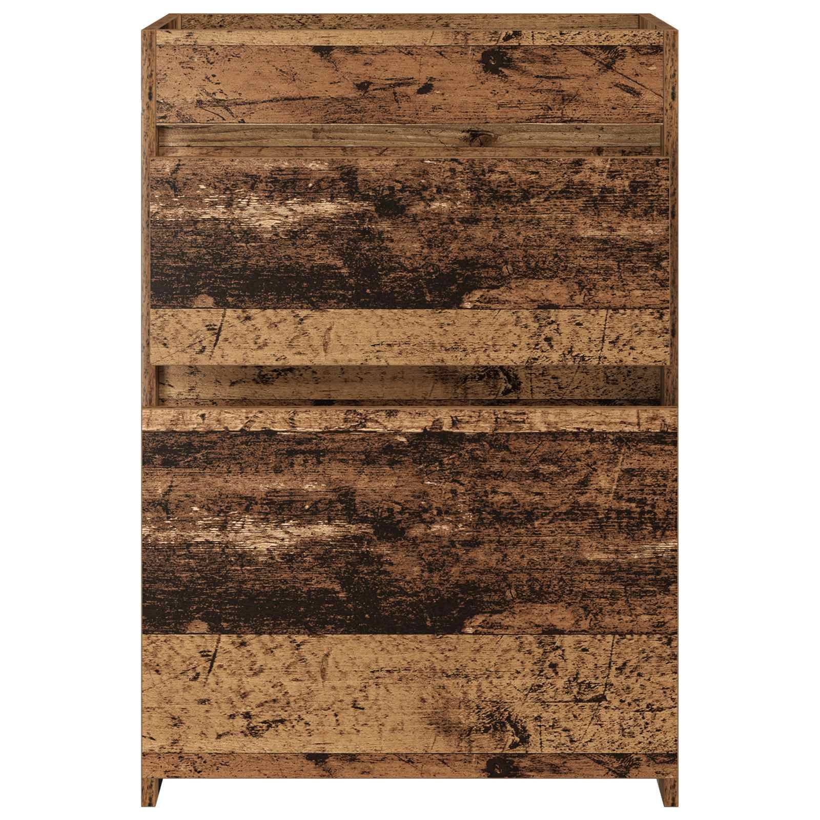 vidaXL Badunterschrank Altholz 56 x 37,5 x 81 cm Holzwerkstoff
