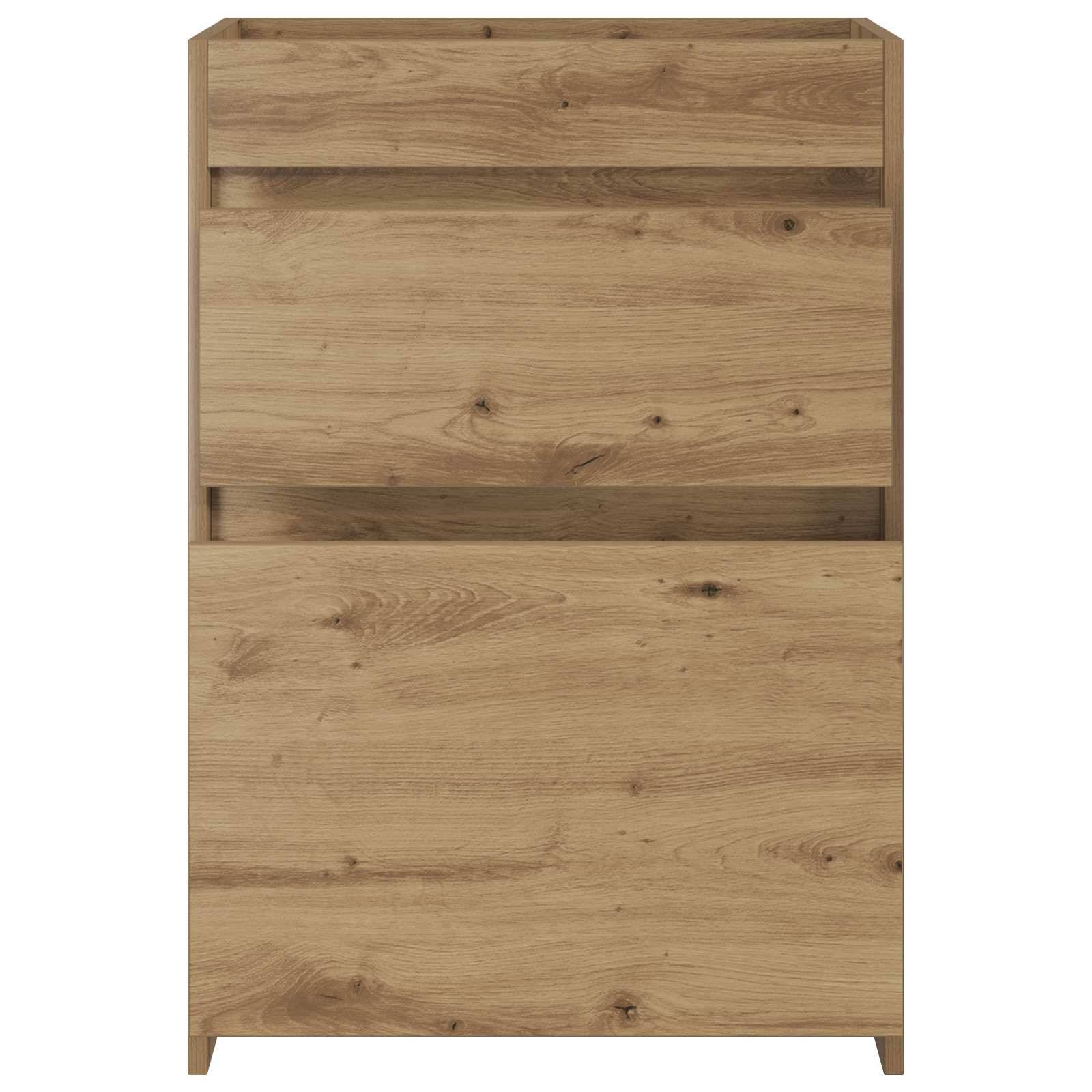 vidaXL Badunterschrank Artisan-Eiche 56 x 37,5 x 81 cm Holzwerkstoff