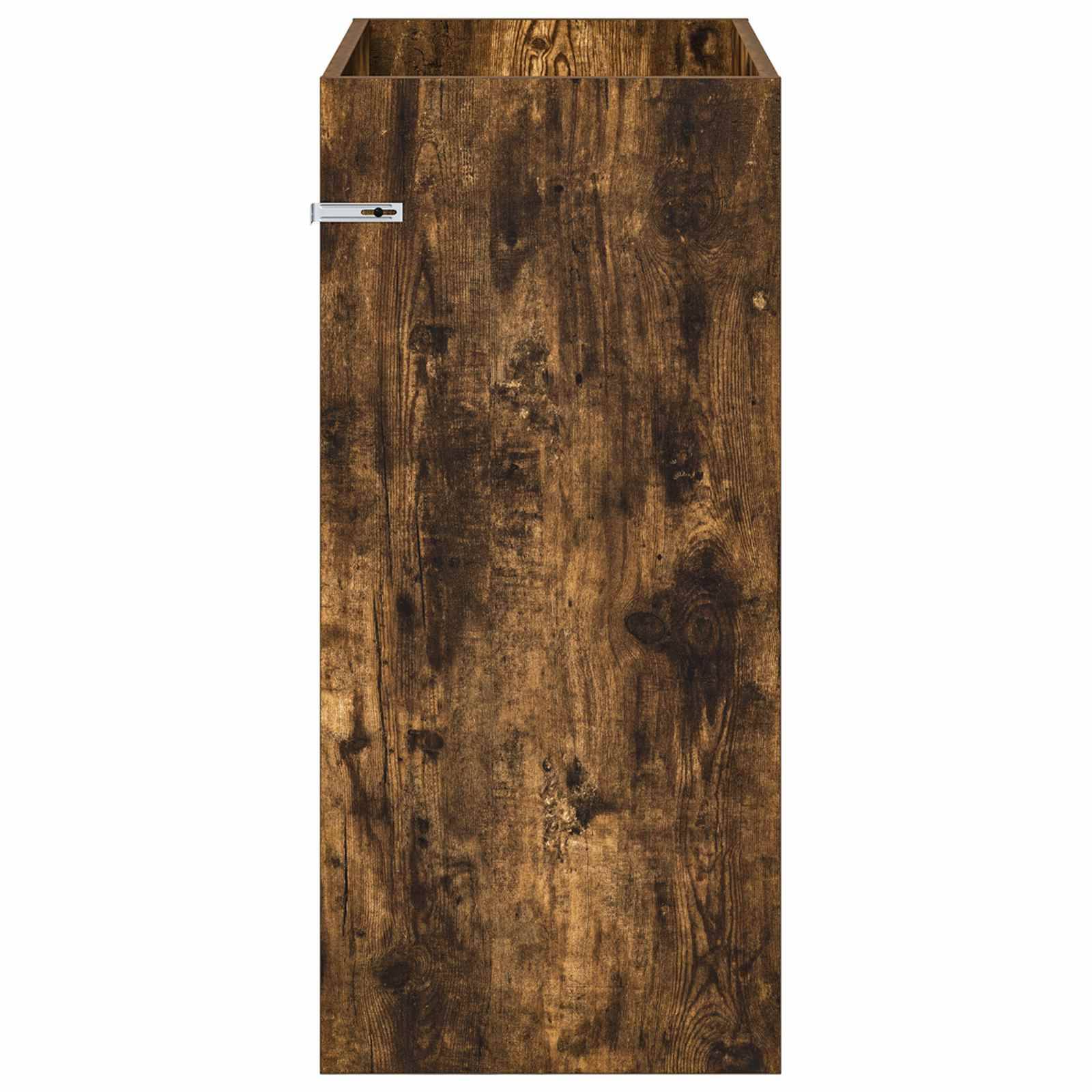 vidaXL Badunterschrank Geräucherte Eiche 78,5 x 37,5 x 81 cm