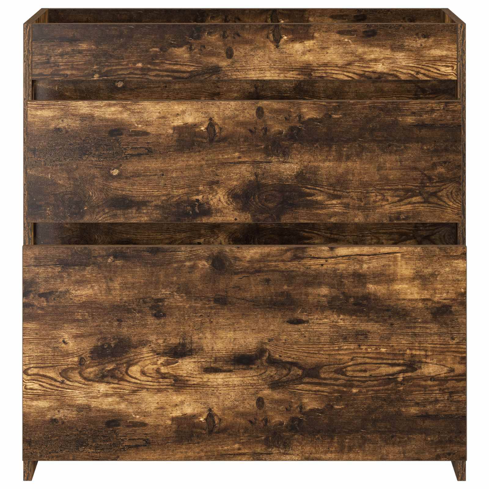 vidaXL Badunterschrank Geräucherte Eiche 78,5 x 37,5 x 81 cm