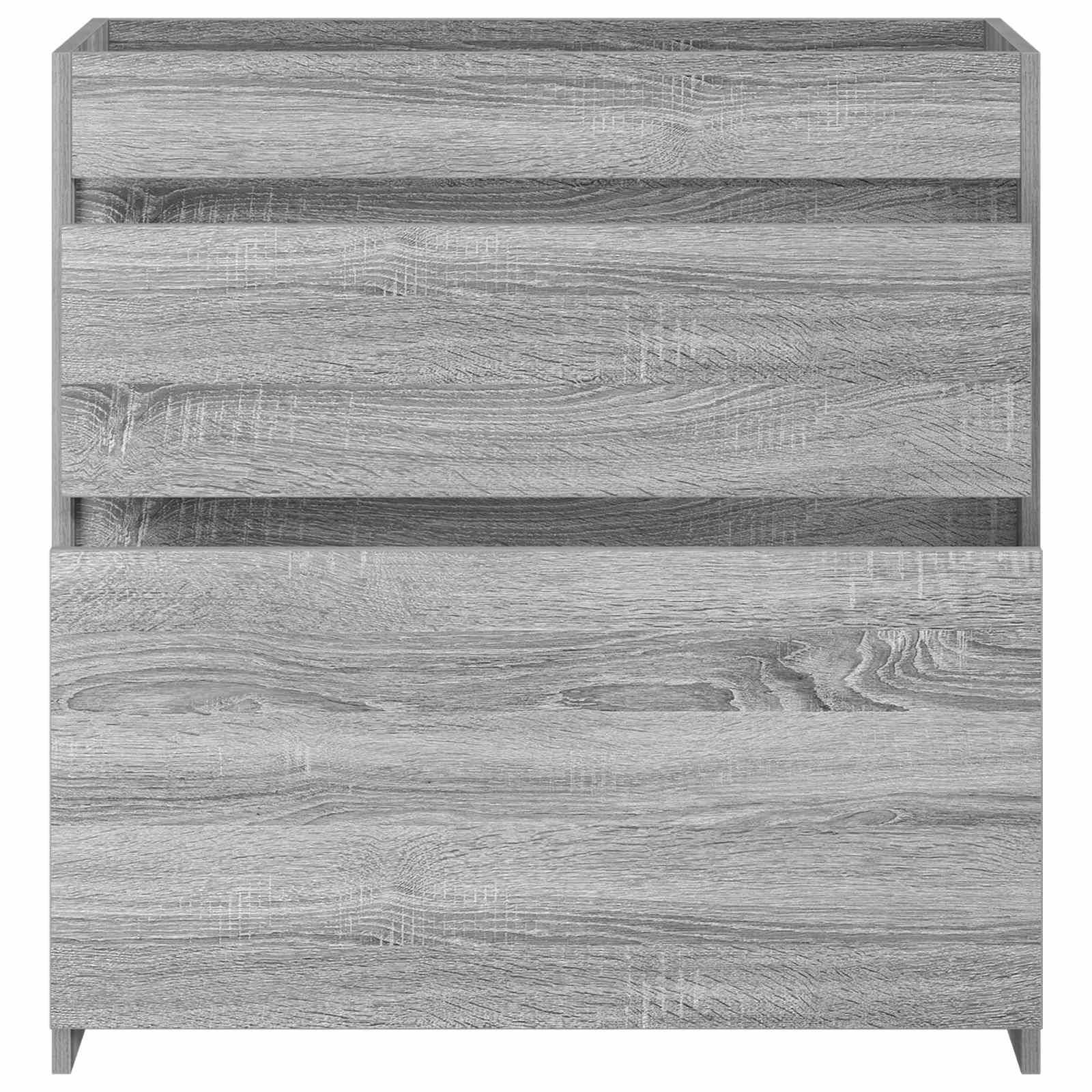 vidaXL Badunterschrank Grau Sonoma 78,5 x 37,5 x 81 cm Holzwerkstoff