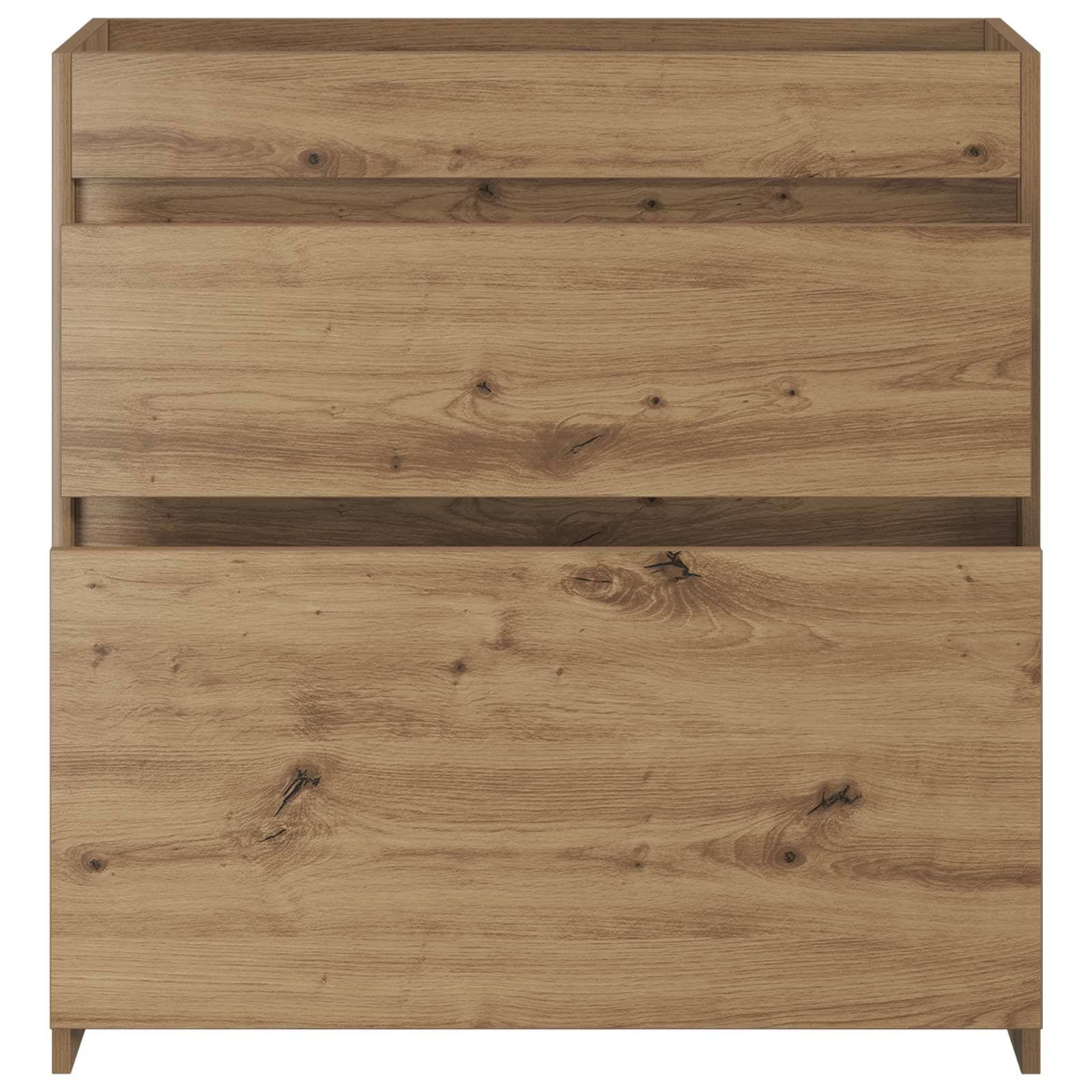 vidaXL Badunterschrank Artisan-Eiche 78,5 x 37,5 x 81 cm Holzwerkstoff