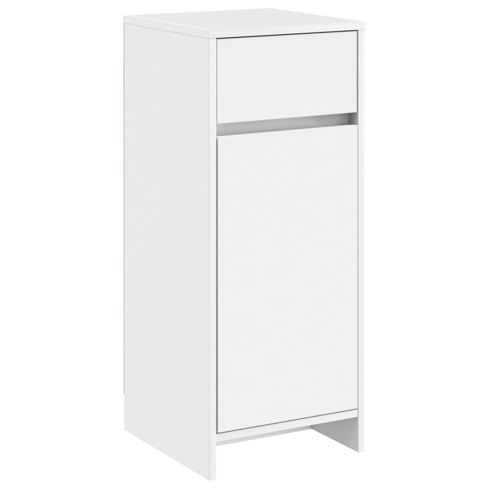 vidaXL Badezimmerschrank Weiß 35 x 36,5 x 85 cm Holzwerkstoff