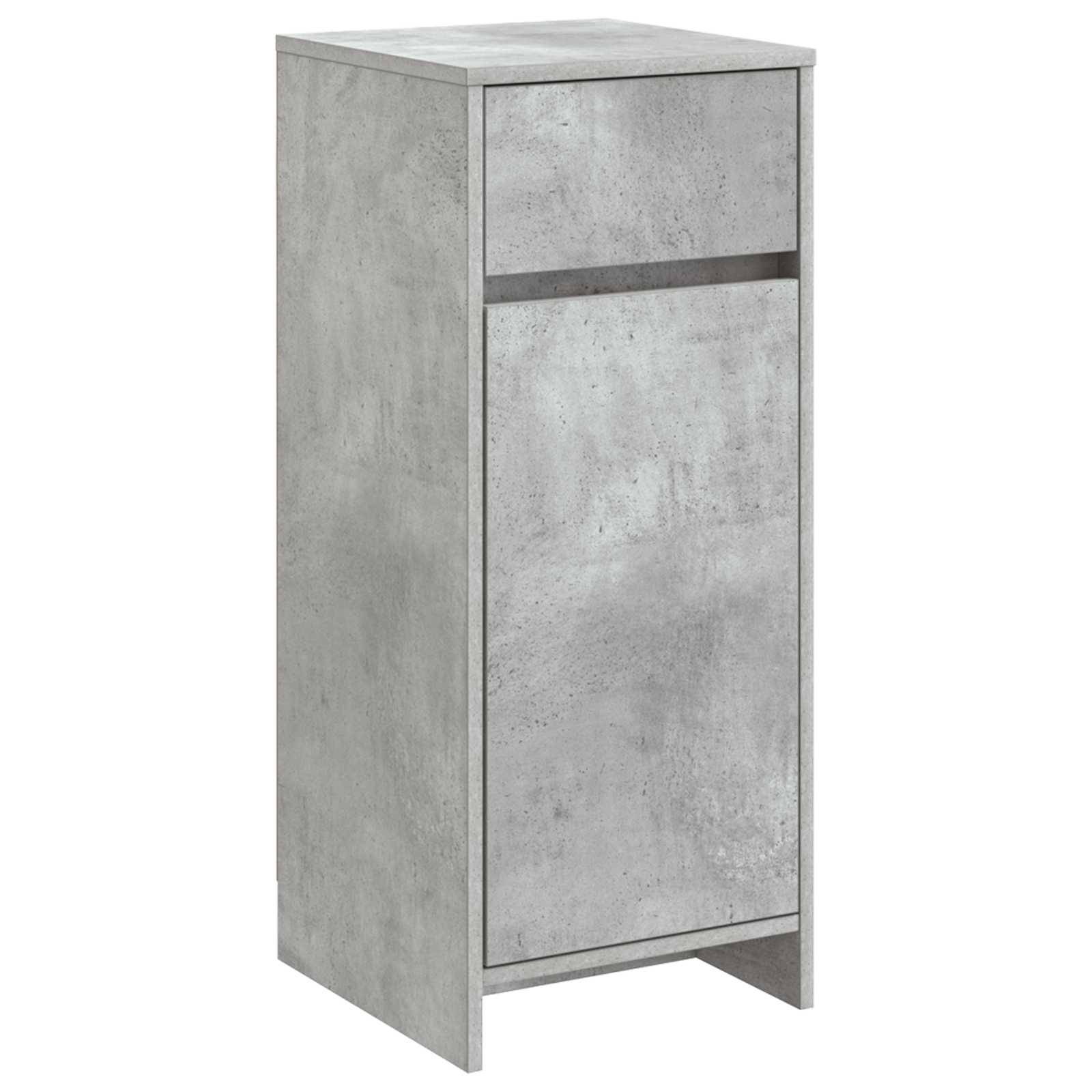 vidaXL Badezimmerschrank Betongrau 35 x 36,5 x 85 cm Holzwerkstoff