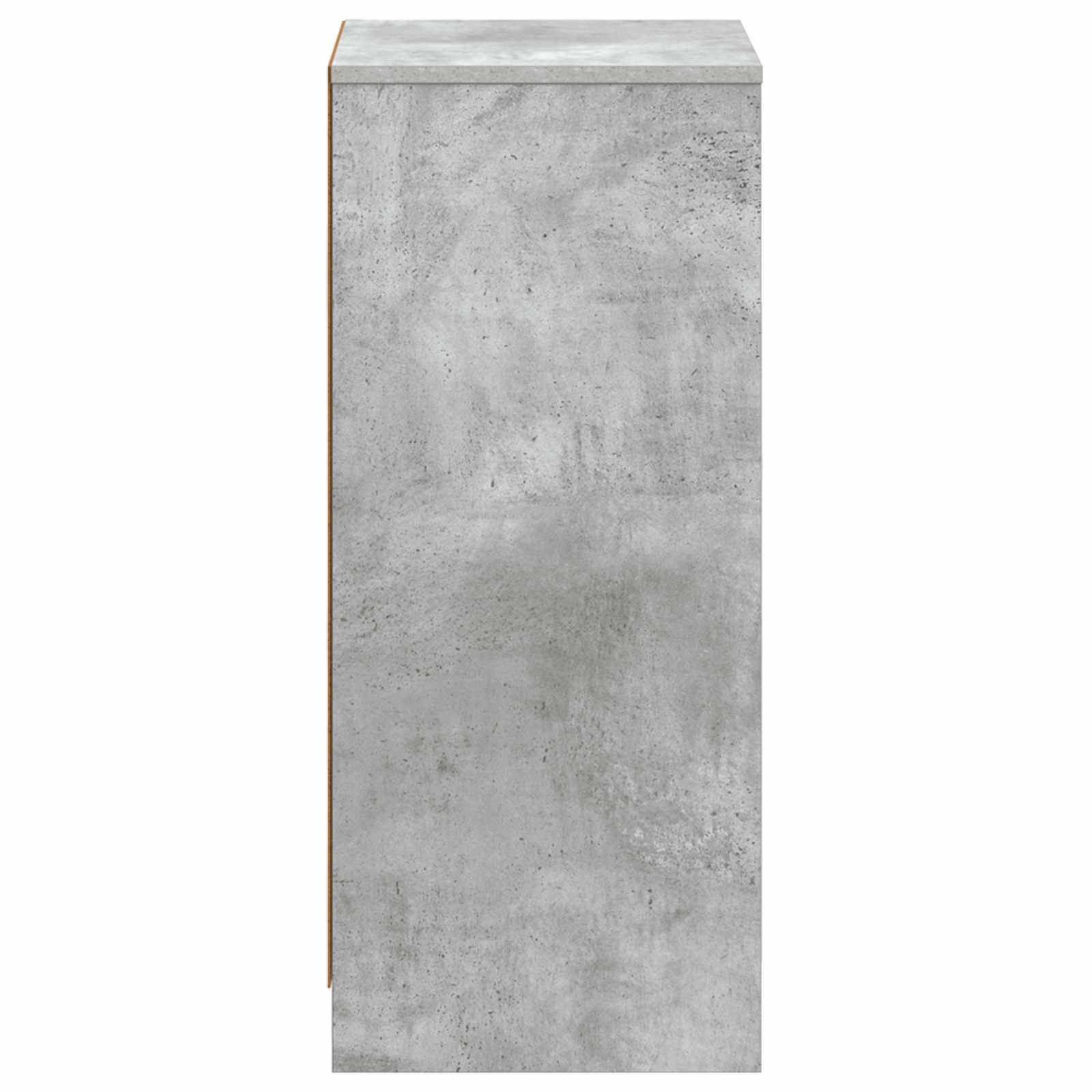 vidaXL Badezimmerschrank Betongrau 35 x 36,5 x 85 cm Holzwerkstoff