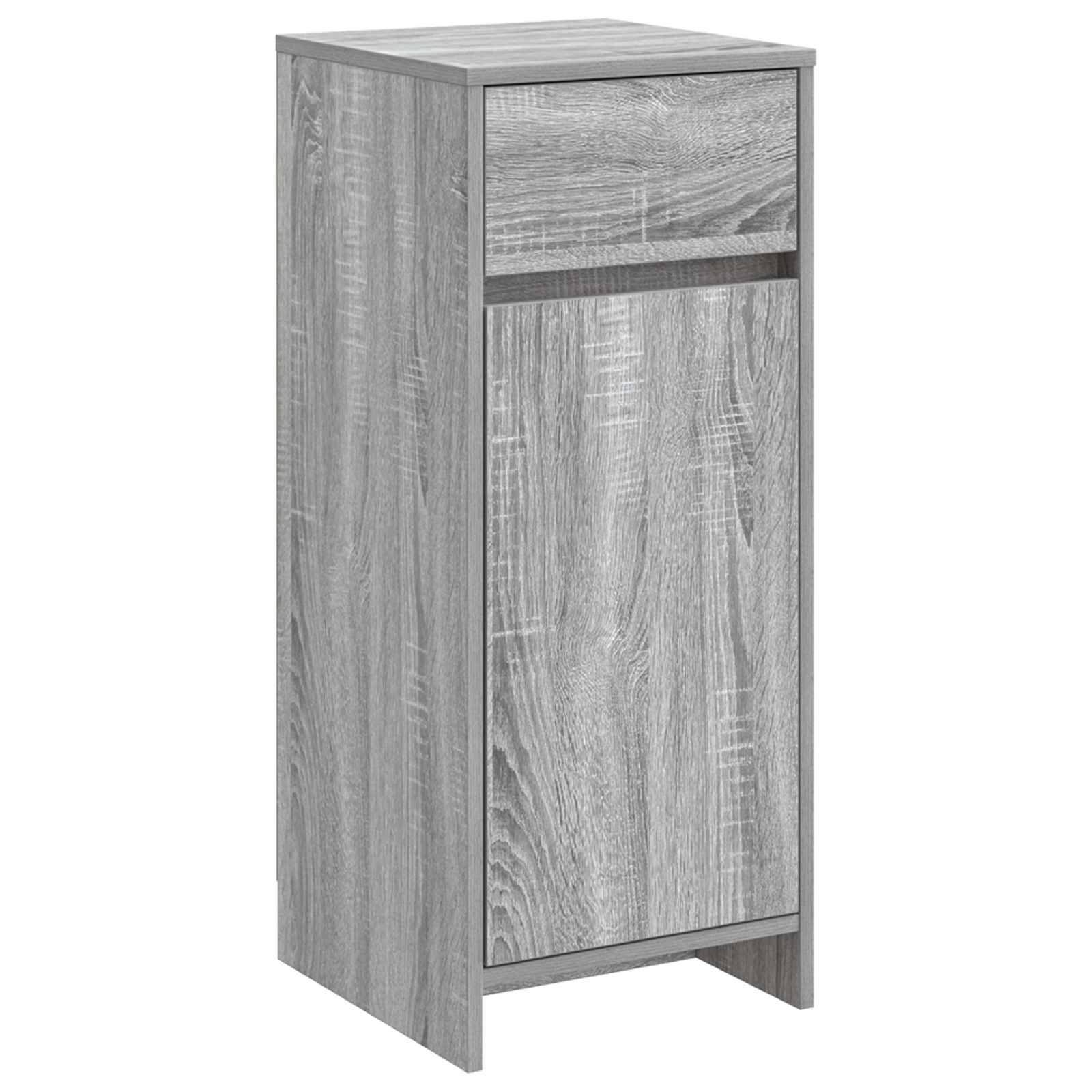 vidaXL Badezimmerschrank Grau Sonoma 35 x 36,5 x 85 cm Holzwerkstoff