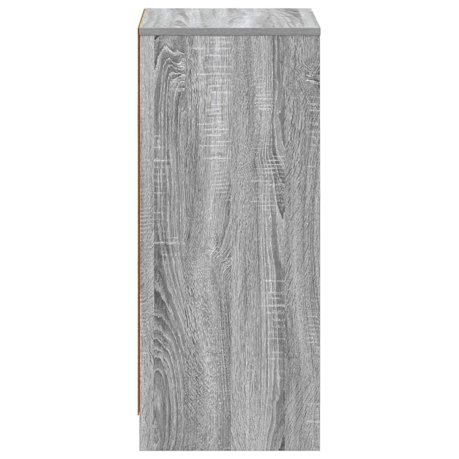 vidaXL Badezimmerschrank Grau Sonoma 35 x 36,5 x 85 cm Holzwerkstoff