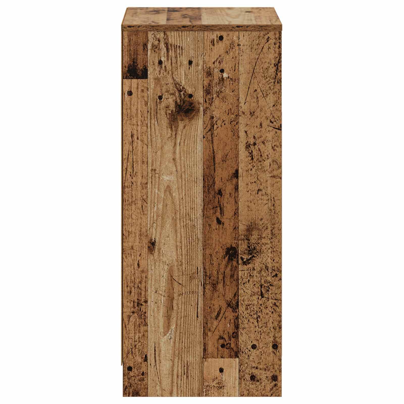vidaXL Badezimmerschrank Altholz 35 x 36,5 x 85 cm Holzwerkstoff